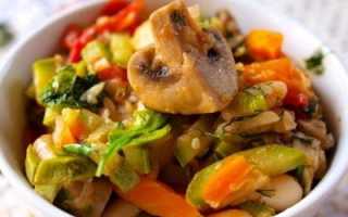 Долой мясо: постное овощное рагу с грибами