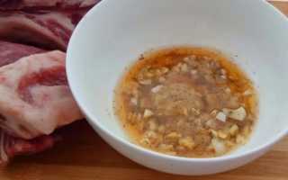 Маринад для свиных ребрышек на мангале