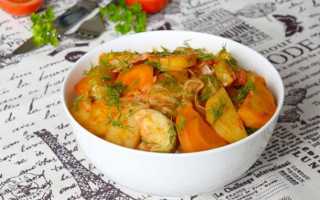 Как приготовить рагу из овощей с картошкой, капустой и кабачками