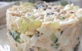 Наслаждение вкусом: салат с курицей и черносливом