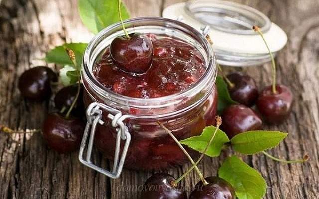 Густое варенье из черешни без косточек