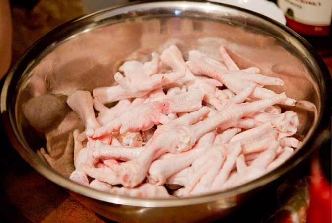 куриные лапки