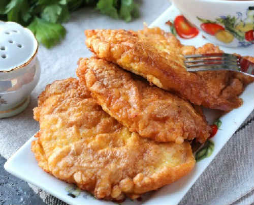 куриные отбивные на сковороде