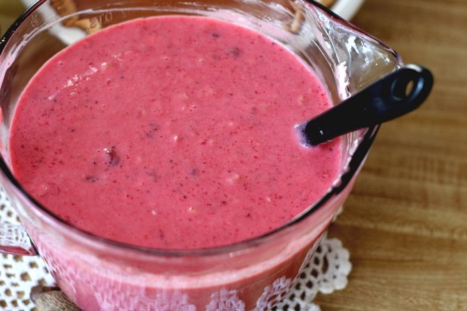 мусс из клюквы рецепт