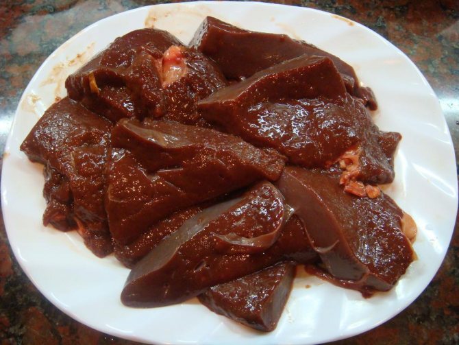 печень говяжья со сливками рецепты